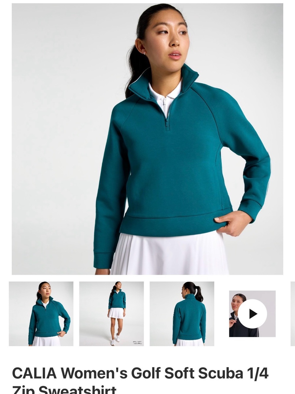 Calia Scuba Pullover Sweatshirt
